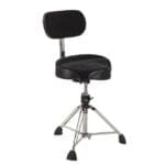 Gibraltar Drum Throne Professional Moto-Style w/ Backrest 9608MB