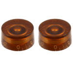 Allparts Amber Speed Knobs PK0130022