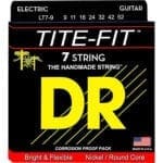 DR 9-52 7 STRING TITE FIT GUITAR STRINGS LT7-9