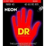 Dr Neon Red 45-105 Bass Set