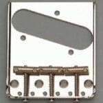 Allparts Nickel Vintage 3 Saddle Bridge for Tele TB-0020-001