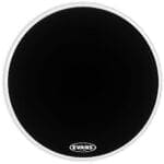 Evans EQ1 Resonant Black Bass Drum Head, 22 Inch  BD22RA