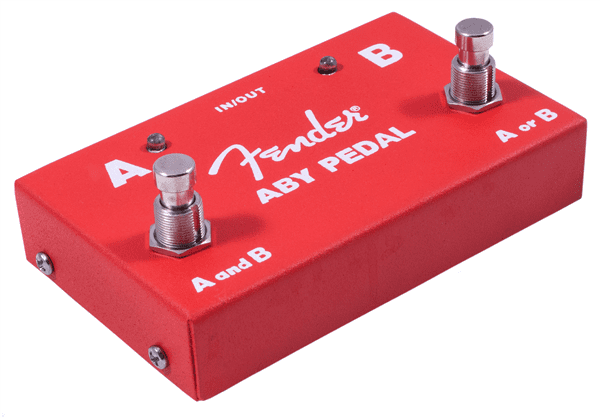 Fender ABY foot switch combine 2 guitars 1 amp 2 amps 1 guitar etc part # 0234506000 upc 885978446131
