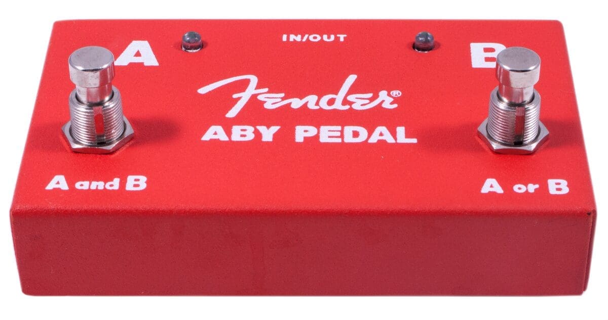 Fender ABY foot switch combine 2 guitars 1 amp 2 amps 1 guitar etc part # 0234506000 upc 885978446131 - Image 8