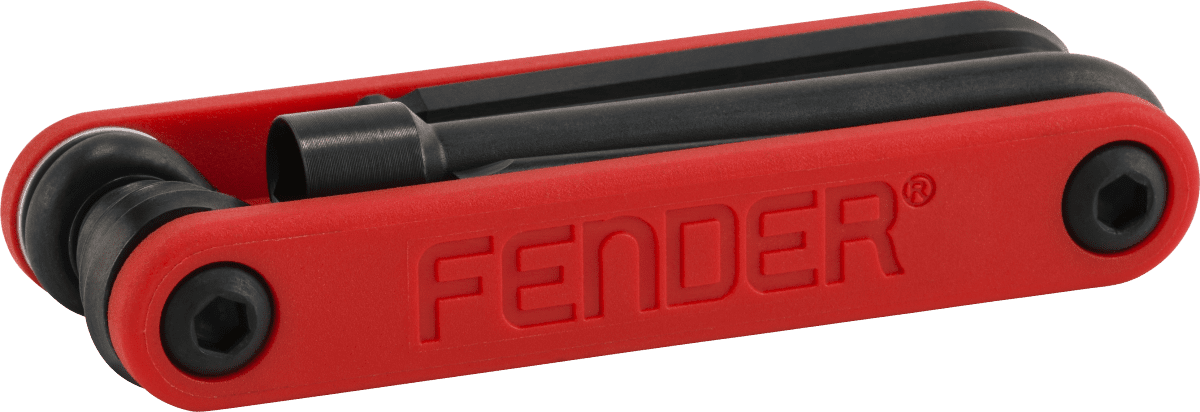 Fender's Guitar & Bass Multi-Tool is a 14-in-1 compact tool upc 885978429608 part # 0990654020 - Image 3
