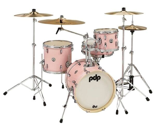 PDP New Yorker 4-piece Shell Pack - Pale Rose Sparkle Brand New $449.99