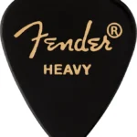 Fender 351 Shape Premium Picks Heavy Black 120 Count Bulk 198-0351-906