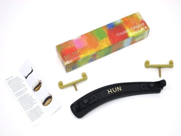 Kun shoulder rest for violin or viola etc. original non folding legs/feat