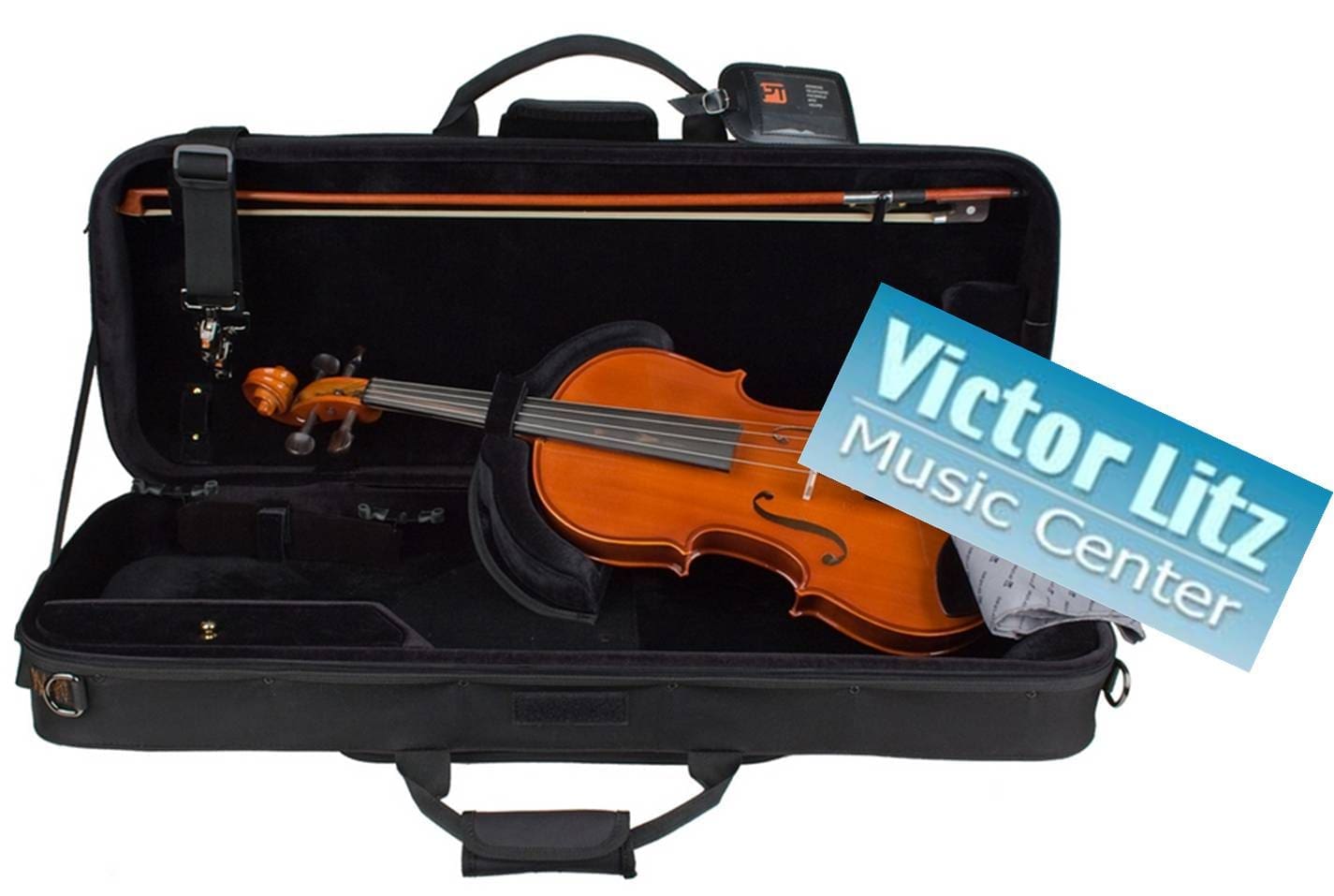 JZ Viola outfits complete with bow and oblong case available in 12", 13", 14", 15", 15.5", 16" 16 1/2" sizes