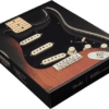 Fender Custom Fat '50s SSS Pre-wired Stratocaster Pickguard - Black 3-ply 0992340506 - Image 2