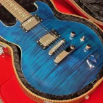 DBZ Royale FM Double Cut Trans Blue with deluxe case