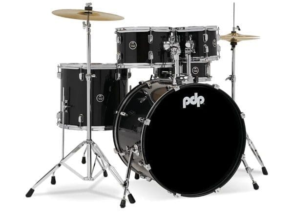 PDP Center Stage 5-Piece Complete Drum Set PDPE2215KTIB - Iridescent Black Sparkle Price $599.99 - Image 3