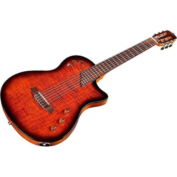 Cordoba Stage Nylon-String Electric Guitar - Edge Burst Price $749 - Image 3