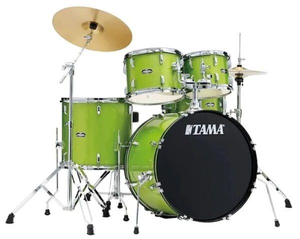 Tama Stagestar 5-piece Complete Drum Set - Lime Green Sparkle *CALL FOR SHIPPING QUOTE Price $659.99
