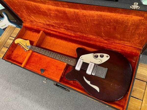 Micro-Frets Golden Comet 1970 Vintage Electric Guitar- Walnut with Original Hard Shell Microfrets