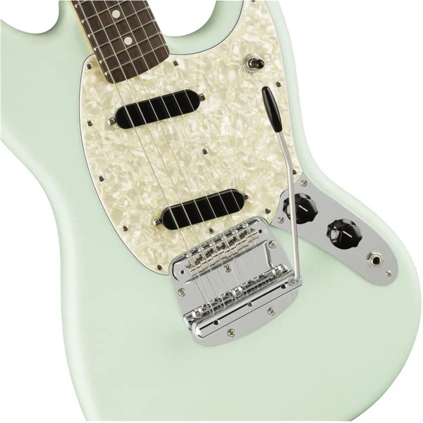 Fender American Performer Mustang Electric Guitar Satin Sonic Blue