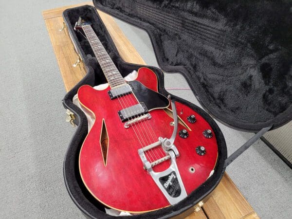 Gibson Trini Lopez Standard With Bigsby 1967 Cherry - Image 3