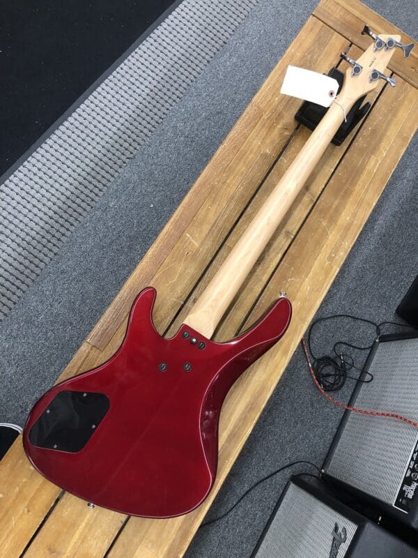 Washburn XB-200 Bass Guitar - Dark Red - Image 7