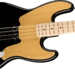 Squier Paranormal Jazz Bass ’54 Maple Fingerboard Gold Anodized Pickguard Black $429.99