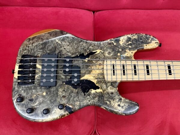 Sandberg California VM5 Custom 2015 - Buckeye Burl - with Case and Nordstrand Pickups - Image 3