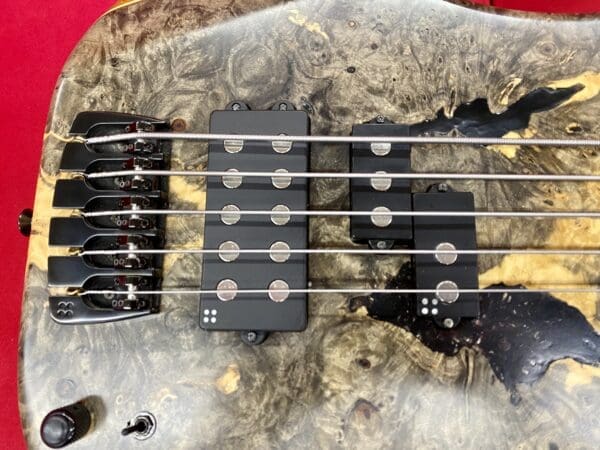 Sandberg California VM5 Custom 2015 - Buckeye Burl - with Case and Nordstrand Pickups - Image 16