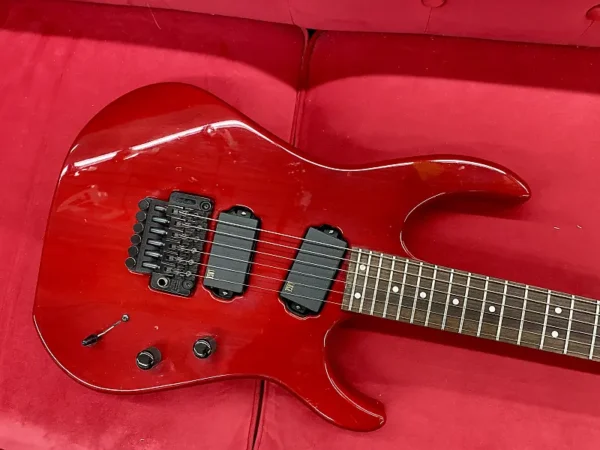 Hamer USA Diablo Electric Guitar 1990s - Transparent Red with Lace Sensors