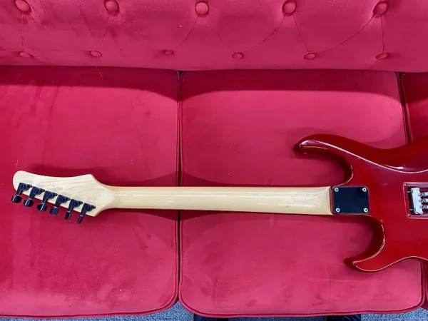Hamer USA Diablo Electric Guitar 1990s - Transparent Red with Lace Sensors - Image 5