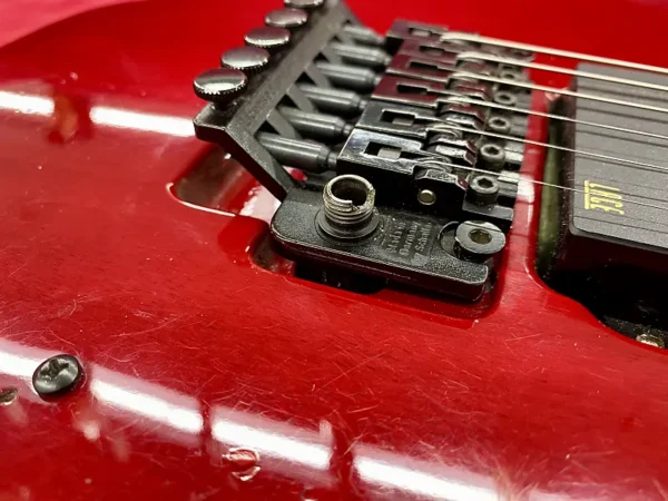 Hamer USA Diablo Electric Guitar 1990s - Transparent Red with Lace Sensors - Image 12