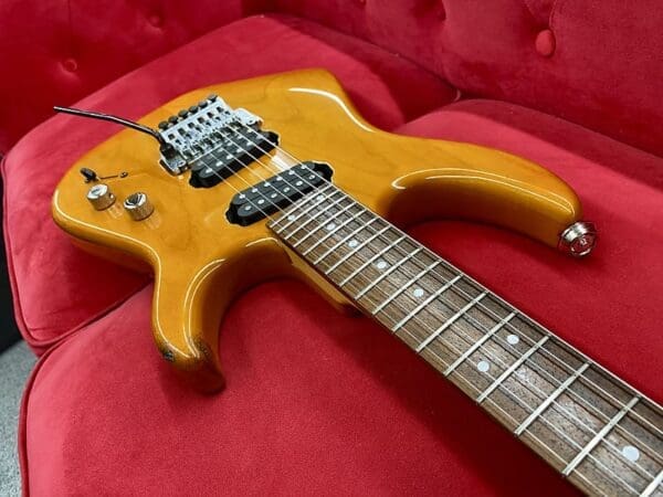 Hamer USA Diablo Electric Guitar 1990s Transparent Amber Used $1999.99 - Image 9