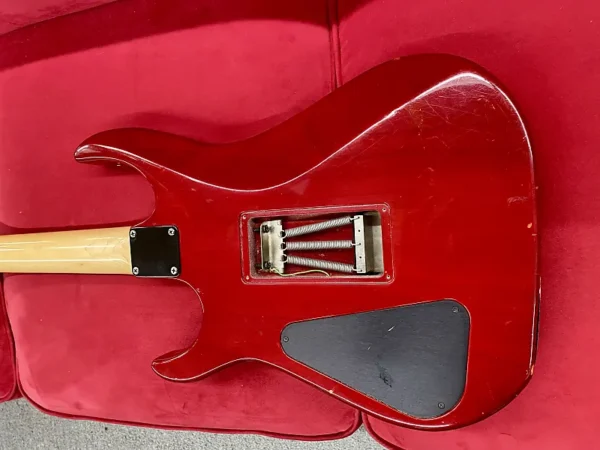 Hamer USA Diablo Electric Guitar 1990s - Transparent Red with Lace Sensors - Image 10