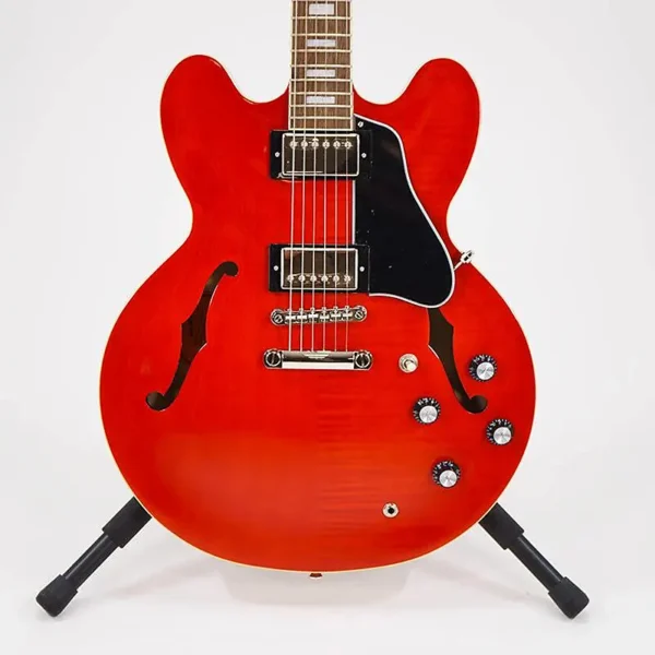 Epiphone ES-335 Figured Semi-Hollow Electric Guitar - Cherry with Bag