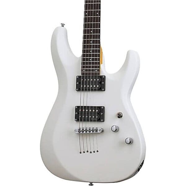 Schecter C-6 Deluxe Electric Guitar - Satin White $349