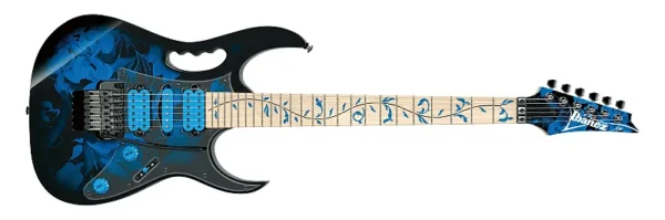 Ibanez JEM77P-BFP Steve Vai Signature - Blue Floral Pattern - Image 3
