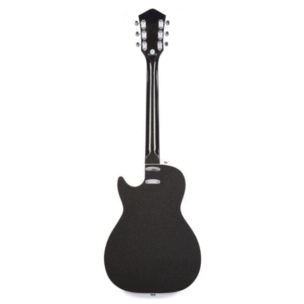 Silvertone Classic 1423-BGF Solid-Body Electric Guitar - Black/Gold Flake Finish - Image 6