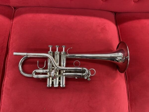 SCHAGERL Thetis Eb Trumpet - Silver $1999.99 + $45 Shipping - Image 5
