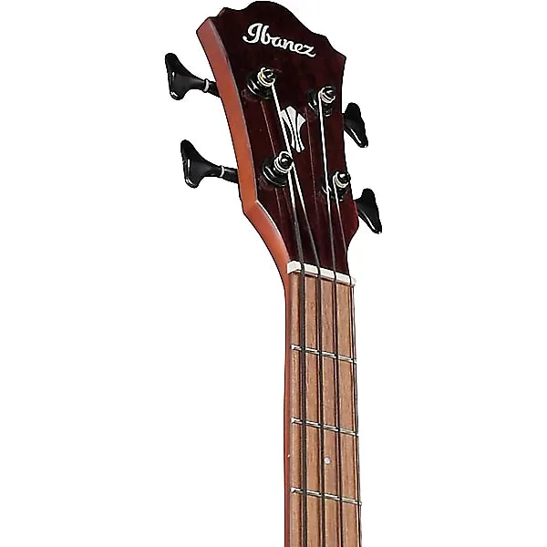 Ibanez AEGB30E Spruce-Sapele Acoustic-Electric Bass Guitar - Natural - Image 3