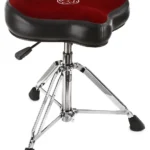 Roc-N-Soc Nitro Gas Drum Throne with Original Saddle – Red