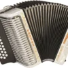 Hohner Corona II Diatonic Accordion in GCF - White (3500GW)