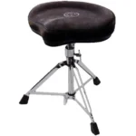 Roc-N-Soc Manual Spindle Drum Throne with Original Saddle – Gray