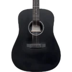 Martin DX1E-02 Acoustic Electric Guitar – Jet Black – with Bag