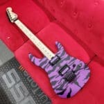 Charvel Satchel Signature Pro-Mod with Upgrade Purple Parts- Purple Bengal