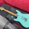 USA Custom Guitar Parts Caster S-Style Satin Sea Foam Green W/Case - Image 10