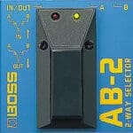 Boss AB-2 2-Way Selector – Blue