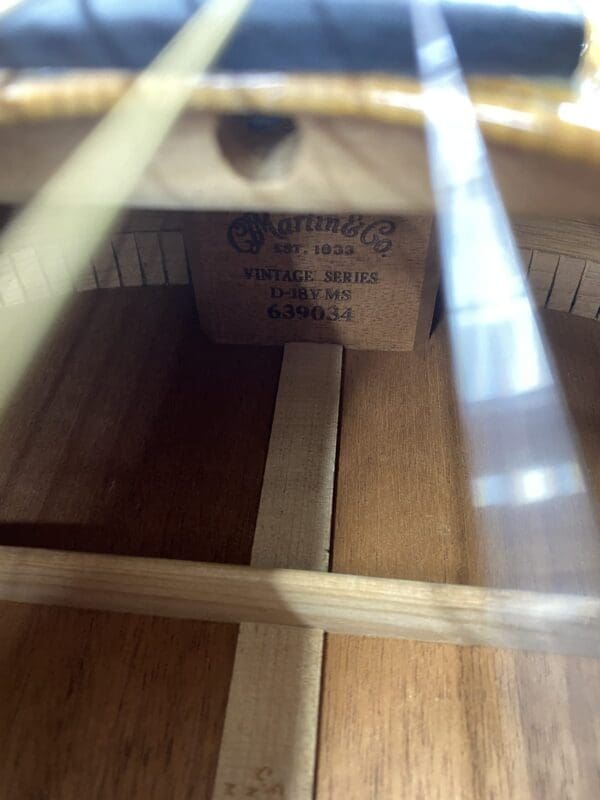 Martin D-18VMS 12-Fret Dreadnought Acoustic Guitar 1998 - Natural w/ Case - Image 3