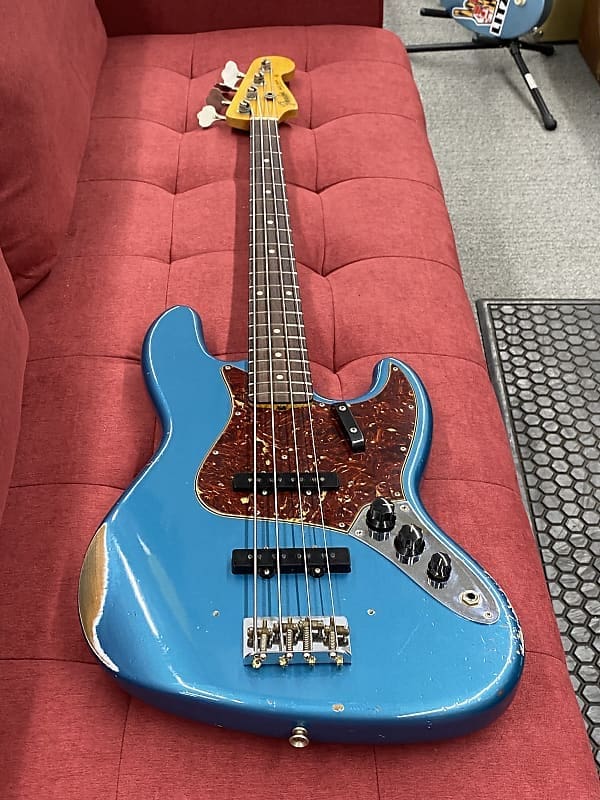 Fender Custom Shop 1964 Jazz Bass Relic 2023 - Ocean Turquoise w/ OHSC +COA - Image 14