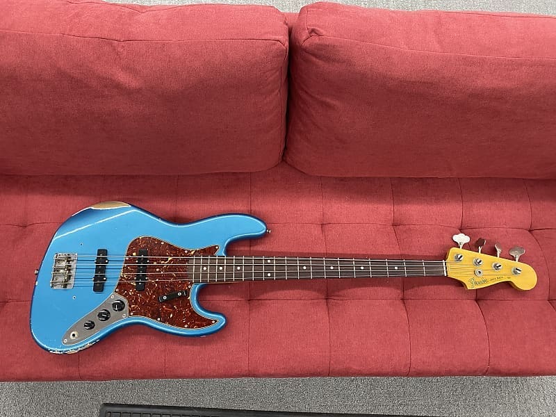 Fender Custom Shop 1964 Jazz Bass Relic 2023 - Ocean Turquoise w/ OHSC +COA - Image 15