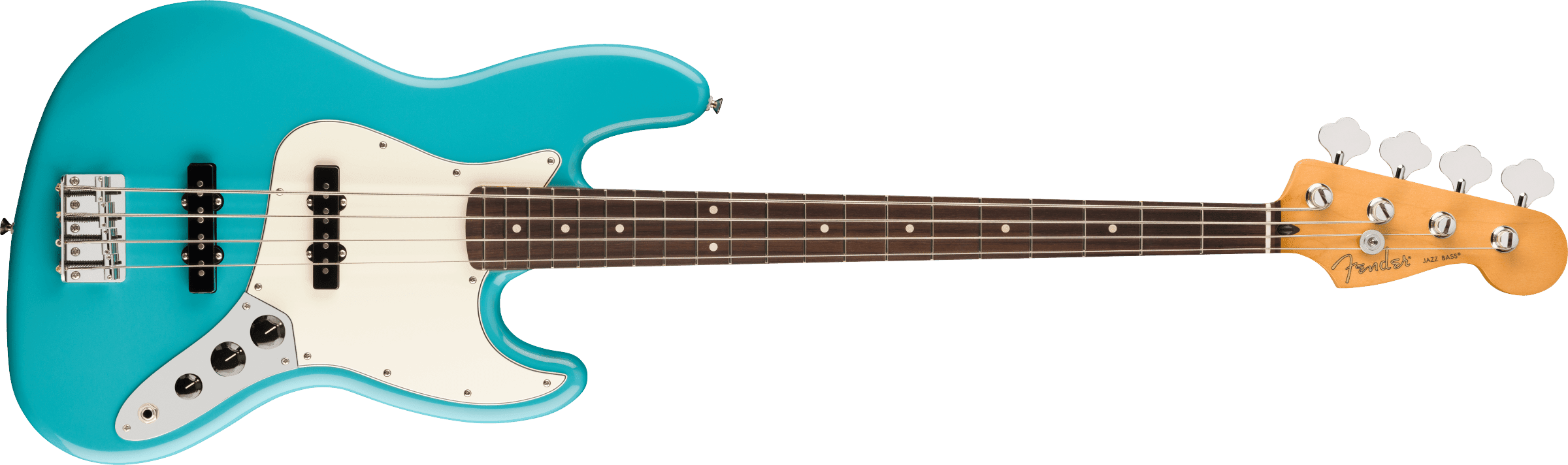 Fender Player II Jazz Bass - Aquatone Blue with Rosewood Fingerboard  0140480518 - Image 5