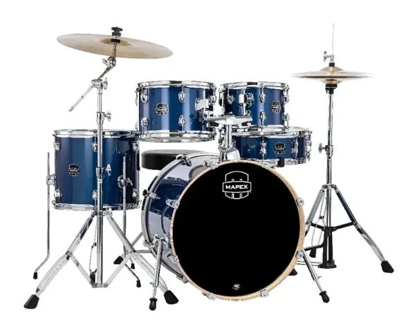 Mapex Venus VE5044FTCVI 20/10/12/14/14S Complete Drum set Blue Sky Sparkle