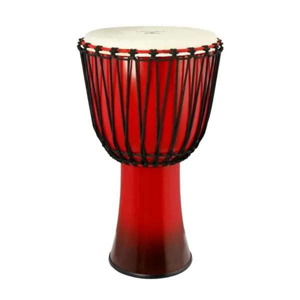 Tycoon Star Glass 12" Rope Tuned Djembe - Wine Red Fade