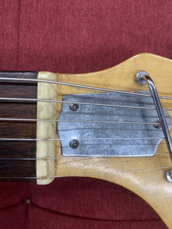 Kingston / Teisco "Hound Dog Taylor" Three Pickup Electric Guitar 1960's - Redburst - Image 10